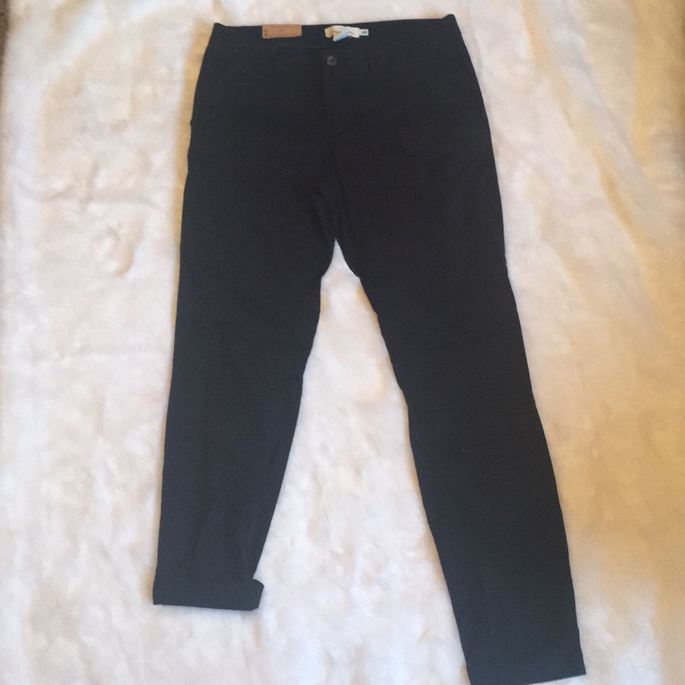 Navy khakis slim style